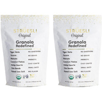 Struesli - Organic Original Granola Redefined | No Added Sweeteners, No Grains | Keto & Paleo Friendly | Gluten-Free, Grain-Free, Sugar-Free | Healthy Adult Snack | High-Fiber, Nutrient-Rich, Satisfying Crunch