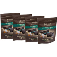 Bouchard Belgian Dark Chocolate With Caramel & Sea Salt (5.29 Oz / 150G) (Pack Of 4)