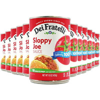 Dei Fratelli Sloppy Joe Sauce (15Oz - 12 Pack) - Vine-Ripened Tomatoes - No Water, No Corn Syrup, Non Gmo, Gluten-Free