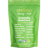 Struesli - Organic Savory + Seed Granola Redefined | No Added Sweeteners, No Grains | Keto & Paleo Friendly | Gluten-Free, Grain-Free, Sugar-Free | Healthy Adult Snack | High-Fiber, Nutrient-Rich, Satisfying Crunch