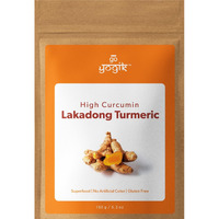 Go-Yogik Lakadong Turmeric [ 5.3 Oz ] High Curcumin >9%,Lab Tested. Grown In Himalayas-India- Direct From India