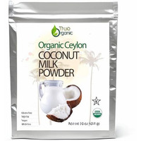 True Organic Ceylon Coconut Milk Powder, 1 Pound Bulk Bag, Certified Organic, Usda & Kosher Certified, Non-Gmo, Organic Coconut Milk Powder, Ceylon Premium Quality [ 16 Ounces ]