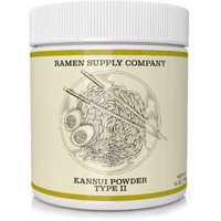 Kansui Powder For Making Fresh Ramen Noodles - Type 2 - Potassium Carbonate & Sodium Carbonate Blend (6 Oz)