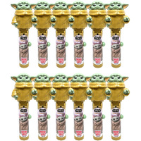 Pop Ups! Baby Yoda Lollipop Holder | Collectable Mandolorian Toy Lollipop Case | Halloween, Party Favors For Goodie Bags, Piata Candy, Game Prizes | Baby Yoda Bulk Set Of 12 | Lollipops Included