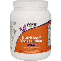 Now Foods: Nutritional Yeast Flakes Super Food, 10 Oz (2 Pack)