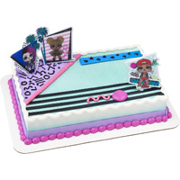Decopac L.O.L. Surprise! Born To Sparkle Cake Topper Decoset - Cake Topper - Cake Decoration
