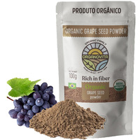 Organovita | Organic Grape Seed Powder | Blend In Smoothies, Cakes | High Fiber Content, Cold-Pressed Natural Ingredients | Gluten-Free | All Purpose Powder, Antioxidants Rich Certified Usda (3.5 Oz)