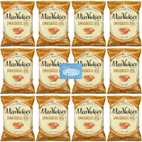 Kettle Cooked Potato Chips By Miss Vickie's Value Pack Bundled By Superdeals | 1.375 Oz Bag | Smokehouse Bbq | Pack Of 12 With Mystery Bonus Gift