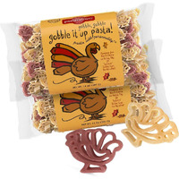 Pastabilities Fun Shaped Pasta For Kids - Gobble It Up - Turkey Shaped Fun Theme, Non-Gmo Natural Wheat And Vegetable Pasta, All-Natural, Kosher Certified, Made In The Usa, (2 Pack, 14 Oz)
