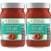 Primal Kitchen Unsweetened Red Pizza Sauce, No Added Sugar, Made With Avocado Oil, 2-Pack