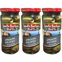 Santa Barbara 3Pk Onion Stuffed Olives 5Oz