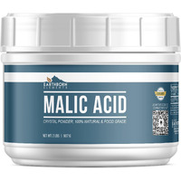 Earthborn Elements Malic Acid Powder, (2 Lb), Used In Food, Drinks & Candy, Resealable Tub