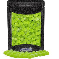Fruidles Sour Apple Candy Gummy Drops, Green Cherry Gummies (Half-Pound)