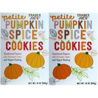 Trader Joe's Petite Pumpkin Spice Cookies 10 Oz. (Pack Of 2)