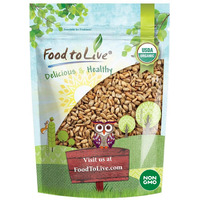 Food To Live Organic Roasted And Salted Sunflower Seeds, 1 Pound Non-Gmo Kernels, Vegan, Kosher, Bulk, Hulled, High In Protein And Dietary Fiber. Great For Snacking, Cooking, And Salads.