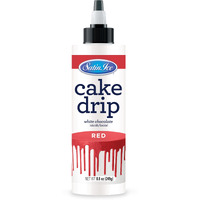 Satin Ice Cake Drip, Red, 8.8 Ounce