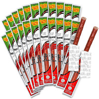 Country Meats, Meat Sticks, 0 Trans Fat, Usda Certified, Good Source Of Protein, Carb Conscious Snack (24 Meat Sticks, Pepperoni)