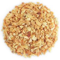 Toasted Minced Garlic By Its Delish, 2 Lbs Bulk Bag - Premium Fresh Dry Roasted Chopped Garlic For Cooking, Baking, Topping - No Preservatives, No Artificial Flavor Added, Certified Kosher