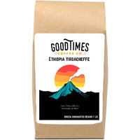 Good Times Coffee Company Green Unroasted Coffee Beans, Ethiopian Yirgacheffe (1 Pound)