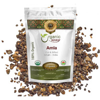 Organic Way Dried Amla/Indian Gooseberry Cut & Sifted (Phyllanthus Emblica) - Organic & Kosher Certified | Raw, Vegan, Non Gmo & Gluten Free | Usda Certified | Origin - India (1/2Lbs / 8Oz)