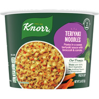 Knorr Pasta Cup 8 Count For A Quick And Easy Meal, Teriyaki Noodles Made With 100% Real Vegetables & No Artificial Flavors Or Preservatives, 2.6 Oz