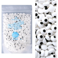 Sweets Indeed, Bulk Candy Eyeballs, 700 Eyeballs, 10 Ounce, Halloween Sprinkles, Edible Eyes, Sprinkle Mix, Perfect For Cake Decorations, Baking, Ice Cream, Cookies, Cupcake Topper (Candy Eyeballs)