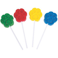 Paw Print Suckers (Set Of 12 Individually Wrapped Lollipops) Party Candy