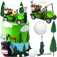 Luxury Golf Cake Decoration Heading For The Green Cake Topper Golf Themed Cake Decorations Golf Party Supplies Golf Party Favors Golf Birthday Decoration