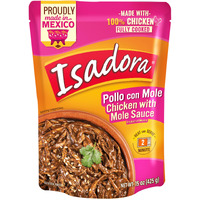 Isadora Fully Cooked Pollo Con Mole 15 Oz, Ready-To-Eat, No Refrigetarion Needed