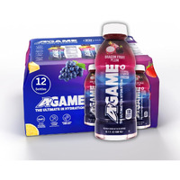 A-Game Sports Drink, Dragon Fruit Plum, The Ultimate Hydration Sports Beverage For Athletes, 8 Essential Vitamins Including B, C, & E Plus Natural Sea Salt Electrolytes, All Natural Flavors & Sweeteners, Gluten Free, 16.9 Fl Oz (Pack Of 12)