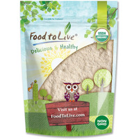 Food To Live Organic White Quinoa Flour, 2 Pounds - Non-Gmo, Fine Ground Whole Grains, Vegan Meal, Kosher, Bulk Powder. Good Source Of Protein, Dietary Fiber. Perfect For Baking, And As Thickener.