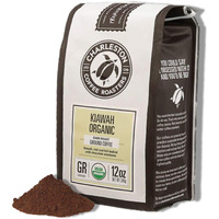 Charleston Coffee Roasters | Specialty Organic Ground Coffee | Hand Picked, Premium Slow Roast (Kiawah, Dark Roast) 12Oz