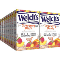 Welch's Strawberry Peach Singles To Go Drink Mix, 0.48 Oz (Pack Of 16)