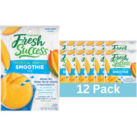 Concord Foods Tropical Mango Smoothie Mix - Fruit Flavor With No Artificial Flavors, Colors, Or Preservatives - Ideal For Fresh Fruit Smoothies - 1.8 Oz Pouch For Healthy Smoothies (Pack Of 12)