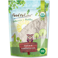 Food To Live Organic Brown Rice Flour, 3 Pounds - Non-Gmo, Finely Ground From Long Grain Rice, Unbleached, Untreated, Vegan Meal, Kosher, Bulk Powder, High In Protein, Sodium Free