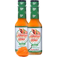 Jersey Girl Habanero Hot Sauce (No Salt/Sodium Free) 5Oz (Classic, Pack Of 2) - All Natural Ingredients.