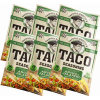 Carroll Shelby's Original Texas Brand Ancho & Jalapeo Taco Seasoning - Bold Blend Of Medium Heat And Flavor For Tacos And Meats (Pack Of 6)