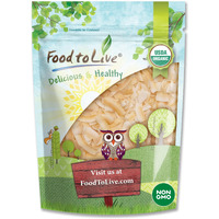 Food To Live Organic Toasted Coconut Chips, 1 Pound - Non-Gmo, Desiccated Coconut Flakes, Unsweetened, Unsulfured, Vegan, Bulk. High In Fiber. Great Snack. Perfect For Baked Goods, Granola
