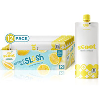 Scoot Frozen Lemonade 12 Pack: Original Lemon 12-3.25-Ounce Shelf-Stable Pouches Of Classic Lemon Flavor Lemonade, Ready To Freeze, Squeeze Into A Slushy, And Enjoy