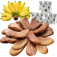 Organic Sun Dried Bananas Value Pack - Dried Fruit Individual Packs - Soft And Chewy - No Sugar Added - No Preservatives - Unsulfured Natural Snacks - 21 Oz