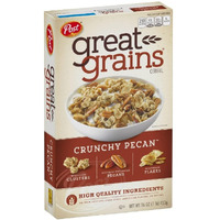 Post Selects Cereal, Great Grains Crunchy Pecan, 16 Oz (Pack Of 4)