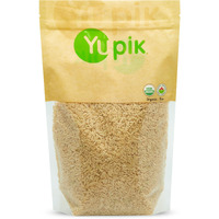 Yupik Organic Brown Jasmine Rice, Long Grains, 2.2 Lb, Gluten-Free, Non-Gmo, Vegan, Kosher, Whole Grains, Wheat-Free, Salt-Free, Source Of Fiber, Ideal For Recipes, Side Dishes, Salads & More