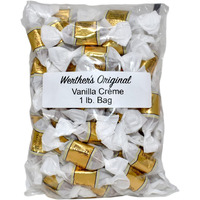 Bulk Werthers Original Hard Candy | Bulk Candy Individually Wrapped | Werthers Caramel Candy | 1 Lb Individual Flavor Bag | Includes Aromatik Mint Card (Vanilla Crme)