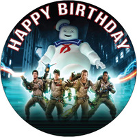 7.5 Inch Edible Cake Toppers Cures Ghostbusters Themed Birthday Party Collection Of Edible Cake Decorations