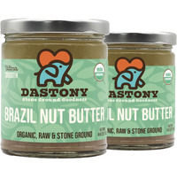 Dastony Organic Raw Brazil Nut Butter, 8 Oz | Only One Ingredient | Vegan, Paleo And Keto Friendly, Non Gmo, Gluten-Free - Pack Of 2