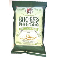 Buc-Ee's Nug-Ees: White Cheddar Habanero Flavored Powdery Cheese-Flavored Beaver Nuggets Sweet Corn Puff Snacks From Texas, 1 Bag Of 5 Ounce
