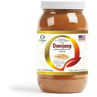 Q-Rapha Premium Korean Doenjang (Soybean Paste), Gluten-Free Non-Gmo Unpasteurized Artisanal, Aged Over 3 Years (17.9 Oz)