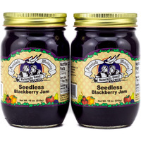 Amish Wedding Seedless Blackberry Jam 18Oz (Pack Of 2)