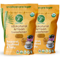 Colibreeco, Unrefined Cane Sugar, 1 Pound (Pack Of 2): Powdered Panela Sugar, Naturally Sweet And Chemical-Free, Piloncillo, Jaggery, Raw Sugar, Brown Sugar.