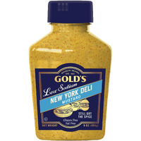 Golds Low Sodium New York Deli - Kosher Certified, Gluten Free, Fat Free, Only 10 Calories Per Serving - Made In The Usa